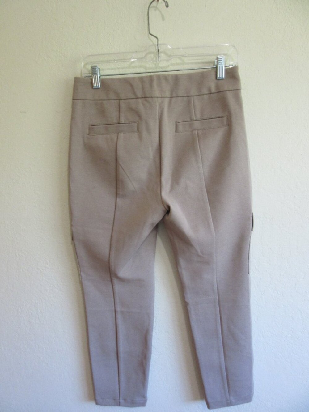Anthropologie Taupe 6 the essential SLIM Trousers NWT - Picture 3 of 4